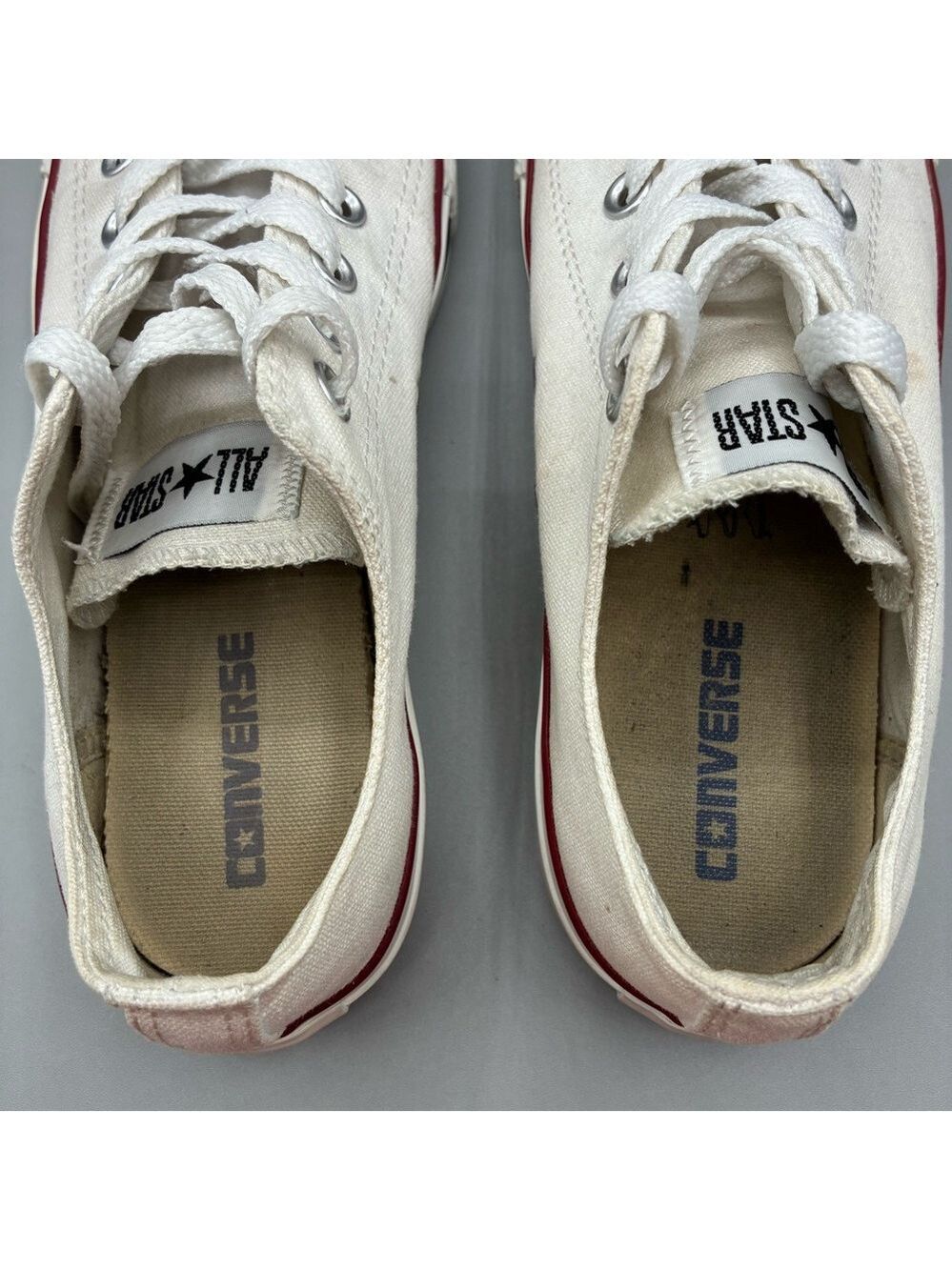 Converse Chuck Taylor All Star Low Sneakers Women’s 9 Optical White M7652 - Picture 7 of 8